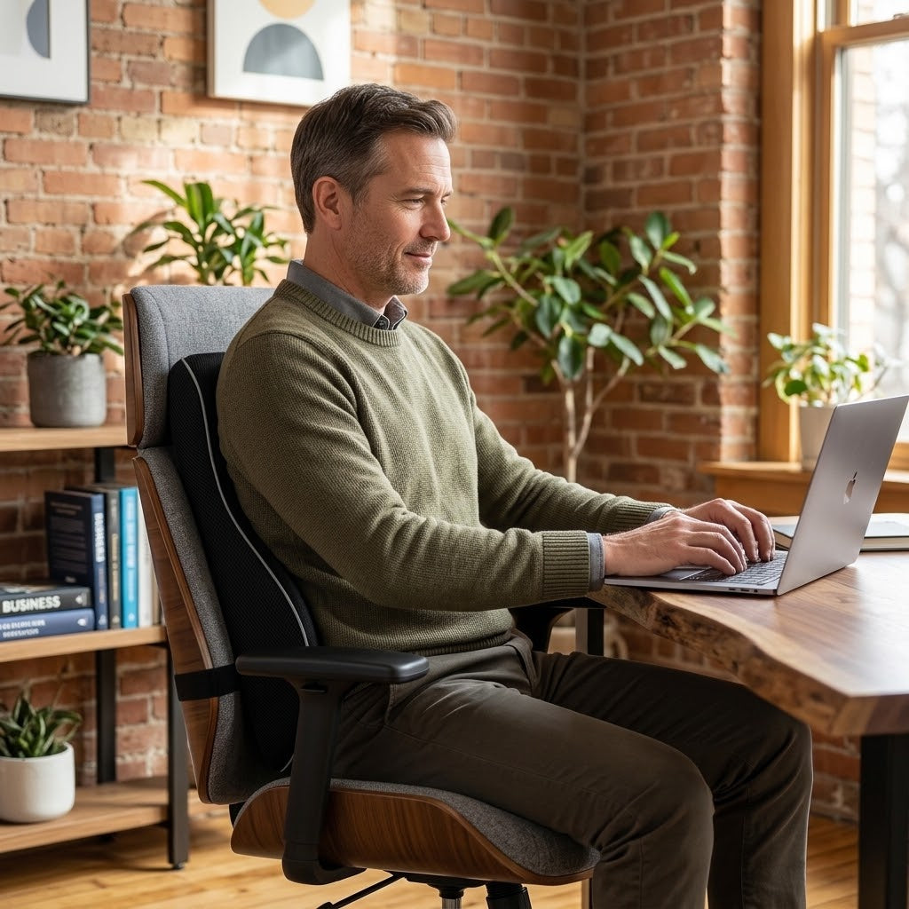 KinetiSpine™ Ergonomic Lumbar Support Cushion